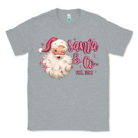 Heather Grey santa and co Classic Tee - MaliasSmallBusiness