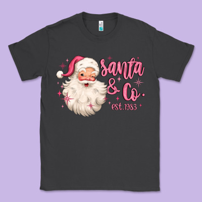 Santa And Co Classic Tee Designed By Maliassmallbusiness