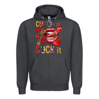 Smoke Cupid can suck it Valentine'S Day Zipper Hoodie - HowdyJamesFarm
