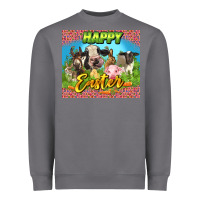 Storm Happy Easter Farm Animals 20oz skinny Heavyweight Sweatshirt - LillyAllenDesigns