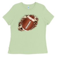 Matcha football cowhide leopard patch Ladies Tee - JahusDesignShop