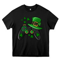 Black St Patricks Day Gamer Heavy Core Tee - Jasminsmagicworld