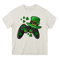 Cream St Patricks Day Gamer Heavy Core Tee - Jasminsmagicworld