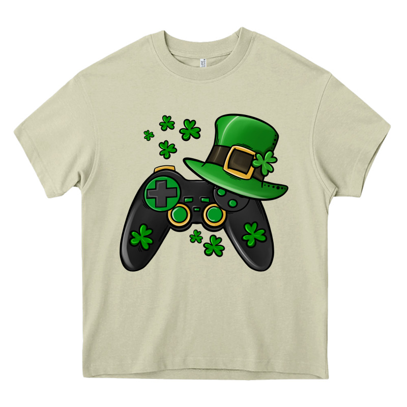 St Patricks Day Gamer Heavy Core Tee by Jasminsmagicworld | Teevron