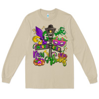 Mushroom new orleans mardi gras Long Sleeve Tee - LillyAllenDesigns