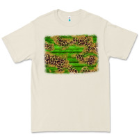 Bone western leopard distressed background Premium Tee - AdoDesignShop