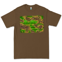 Cacao western leopard distressed background Premium Tee - AdoDesignShop