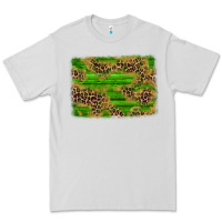 Dove Grey western leopard distressed background Premium Tee - AdoDesignShop