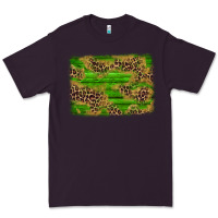 Plum western leopard distressed background Premium Tee - AdoDesignShop