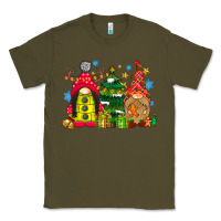 Army Green gnome Christmas Classic Tee - CowhideDigitalArt