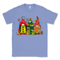 Colony Blue gnome Christmas Classic Tee - CowhideDigitalArt