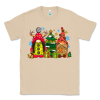 Mushroom gnome Christmas Classic Tee - CowhideDigitalArt