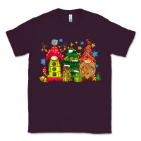 Plum gnome Christmas Classic Tee - CowhideDigitalArt