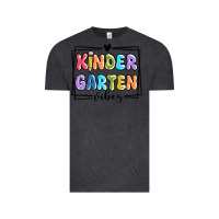 Vintage Black kinder garten vibes Vintage Tee - MaliasSmallBusiness