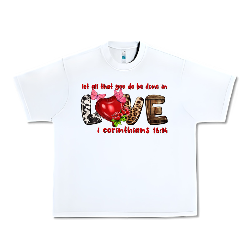 Let All That You Do Be Done In Love I Corinthians Urban Heavy Tee by NancyCooperArtShop | Teevron