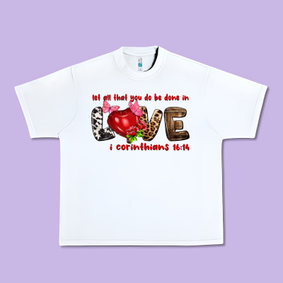 Let All That You Do Be Done In Love I Corinthians Urban Heavy Tee Designed By Nancycooperartshop