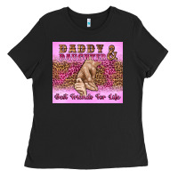 Black daddy and daughter best friends for life Ladies Tee - Artiststas