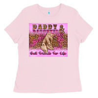 Bubblegum Pink daddy and daughter best friends for life Ladies Tee - Artiststas