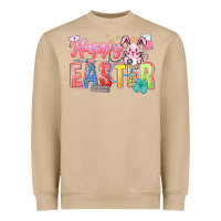 Mushroom Happy Easter Nurse Heavyweight Sweatshirt - LillyAllenDesigns