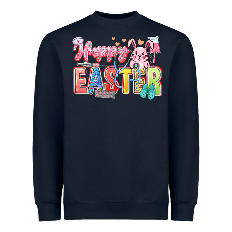 Happy Easter Nurse Heavyweight Sweatshirt by LillyAllenDesigns | Teevron
