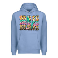 Colony Blue Nurse Nurse Nurse Premium Hoodie - CowGirlArtShop