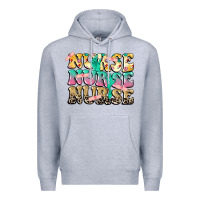 Heather Grey Nurse Nurse Nurse Premium Hoodie - CowGirlArtShop