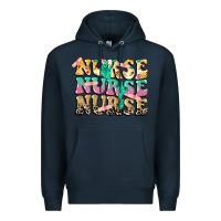 Navy Nurse Nurse Nurse Premium Hoodie - CowGirlArtShop
