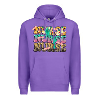 Purple Nurse Nurse Nurse Premium Hoodie - CowGirlArtShop