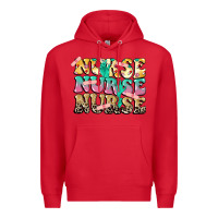 Red Nurse Nurse Nurse Premium Hoodie - CowGirlArtShop