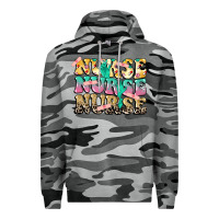 Slate Camo Nurse Nurse Nurse Premium Hoodie - CowGirlArtShop
