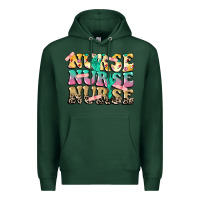Sports Green Nurse Nurse Nurse Premium Hoodie - CowGirlArtShop