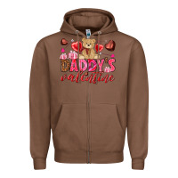 Chestnut Daddy's Valentine Zipper Hoodie - HowdyJamesFarm