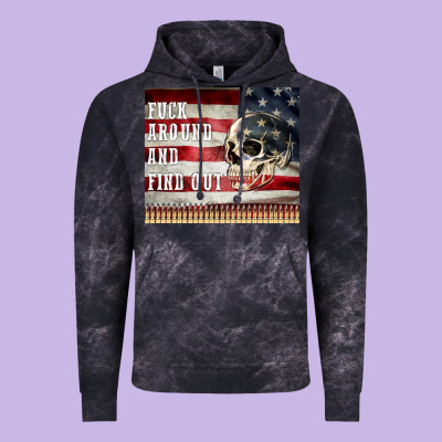 Fuck Around And Find Out Vintage Hoodie Designed By Maliassmallbusiness