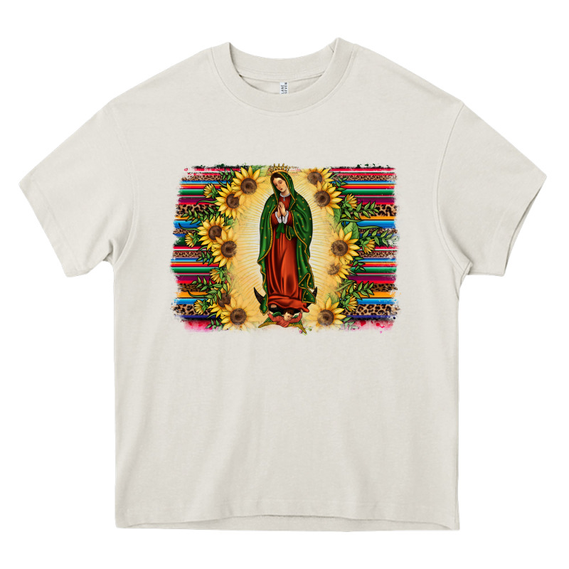 Serape Our Lady Of Guadalupe2 Heavy Core Tee by JahusDesignShop | Teevron