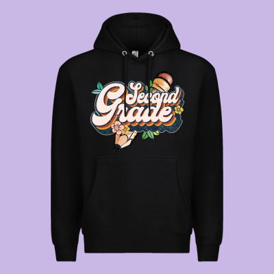 Second Grade Premium Hoodie Designed By Jahusdesignshop