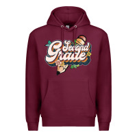 Burgundy second grade Premium Hoodie - JahusDesignShop