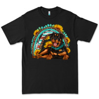 Black Rottweiler  rainbow Premium Tee - Artiststas