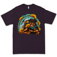Plum Rottweiler  rainbow Premium Tee - Artiststas