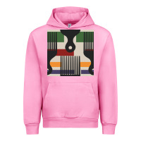 Fuchsia Pink afro comb seamless pattern Urban Hoodie - BundleAndBundleShop