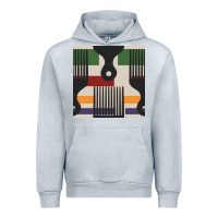 Heather Grey afro comb seamless pattern Urban Hoodie - BundleAndBundleShop