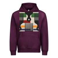 Mauve Wine afro comb seamless pattern Urban Hoodie - BundleAndBundleShop