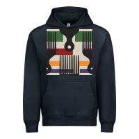 Navy afro comb seamless pattern Urban Hoodie - BundleAndBundleShop