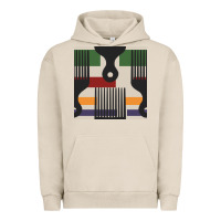 Pigment French Oak afro comb seamless pattern Urban Hoodie - BundleAndBundleShop