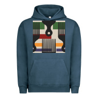 Pigment Midnight Navy afro comb seamless pattern Urban Hoodie - BundleAndBundleShop