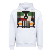 White afro comb seamless pattern Urban Hoodie - BundleAndBundleShop