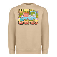 Mushroom Happy Easter truck Heavyweight Sweatshirt - LillyAllenDesigns