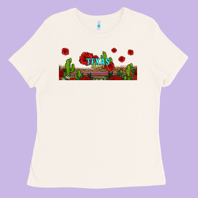 Texas Chica Ladies Tee Designed By Jasminsmagicworld
