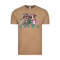 Vintage Coffee my first christmas cow Vintage Tee - MaliasSmallBusiness