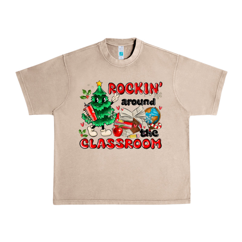 Rockin Around The Classroom Urban Heavy Tee by MaliasSmallBusiness | Teevron