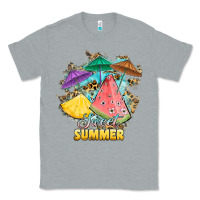 Heather Grey sweet summer watermelon pineapple fruits Classic Tee - RanaPortraitStore